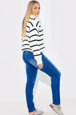 Hot In The Style Jeggings Blue