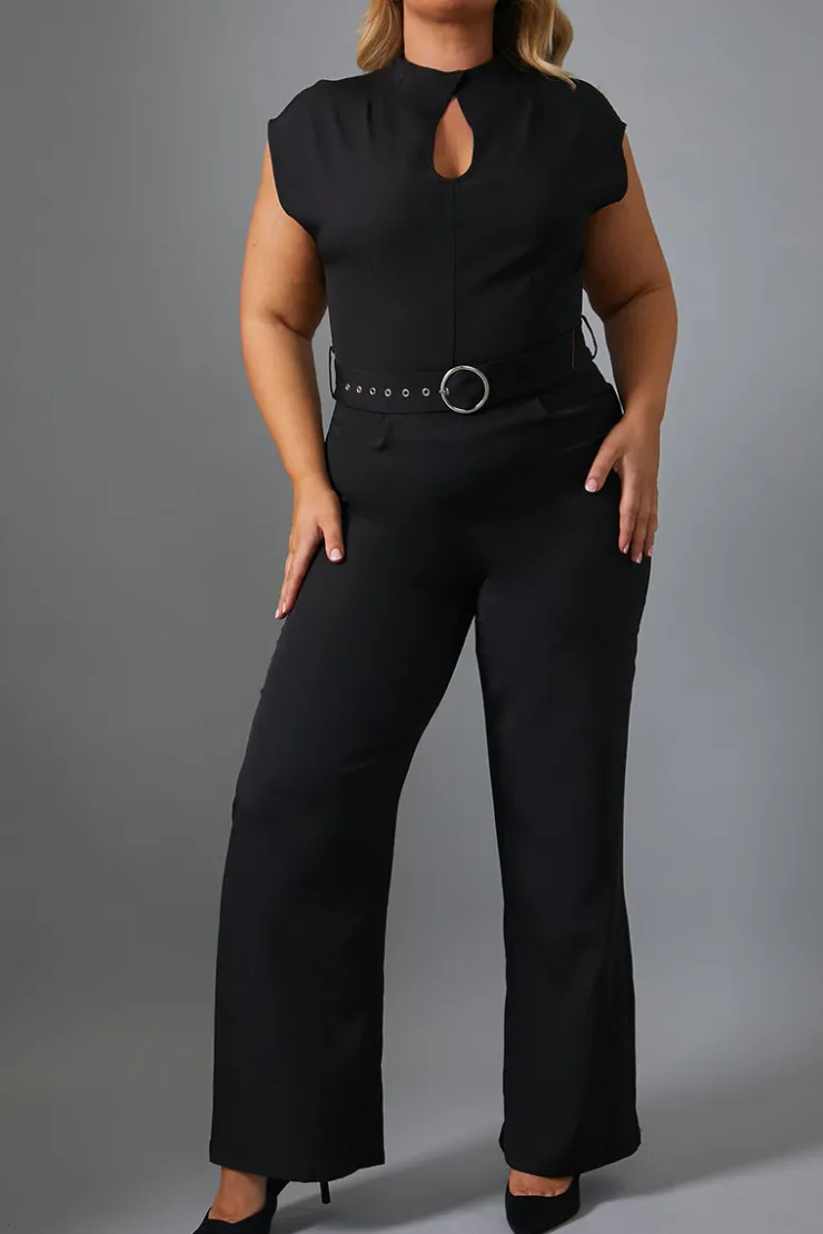 Sale In The Style Key Hole Front Jumpsuit