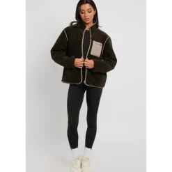Urban Bliss Khaki Fleece Jacket