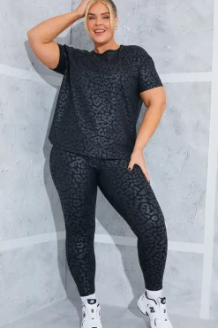 In the Style Leopard Active T-Shirt