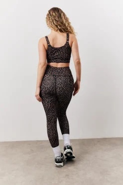 Best In The Style Leopard Print High Waisted Co-Ord Leggings Multi