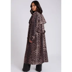 New Urban Bliss Leopard Print Trench