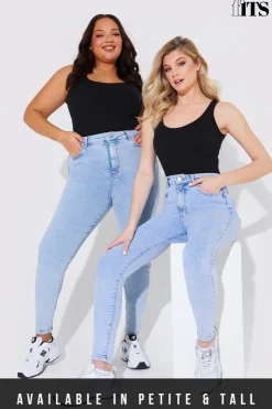 Hot Fits Light Wash Sculpt Shaper Jean Blue