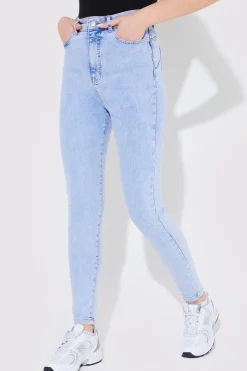 Hot Fits Light Wash Sculpt Shaper Jean Blue