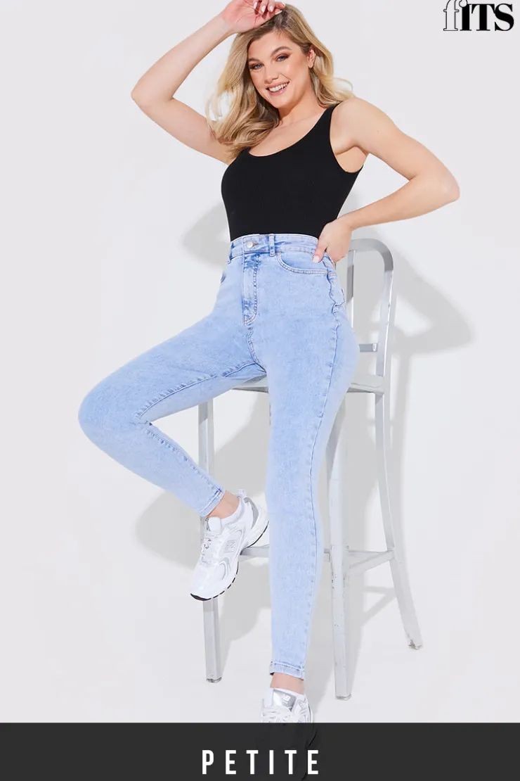 Hot Fits Light Wash Sculpt Shaper Jean Blue