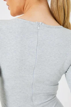 Best In the Style Long Sleeve Scoop Neck Unitard