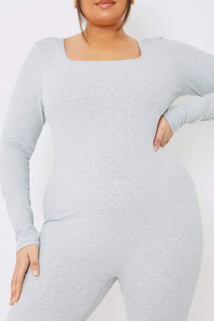 Best In the Style Long Sleeve Scoop Neck Unitard
