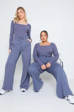 Best In The Style Long Sleeved Ribbed Square Neck Bodysuit
