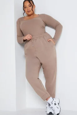 Best In The Style Long Sleeved Ribbed Square Neck Bodysuit