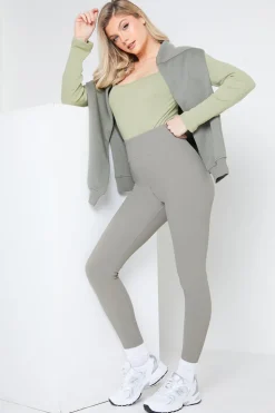 Best In The Style Long Sleeved Ribbed Square Neck Bodysuit