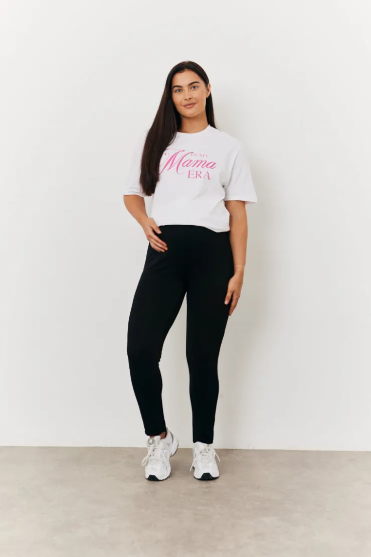 Discount In the Style Maternity Jersey Leggings Black