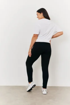Discount In the Style Maternity Jersey Leggings Black