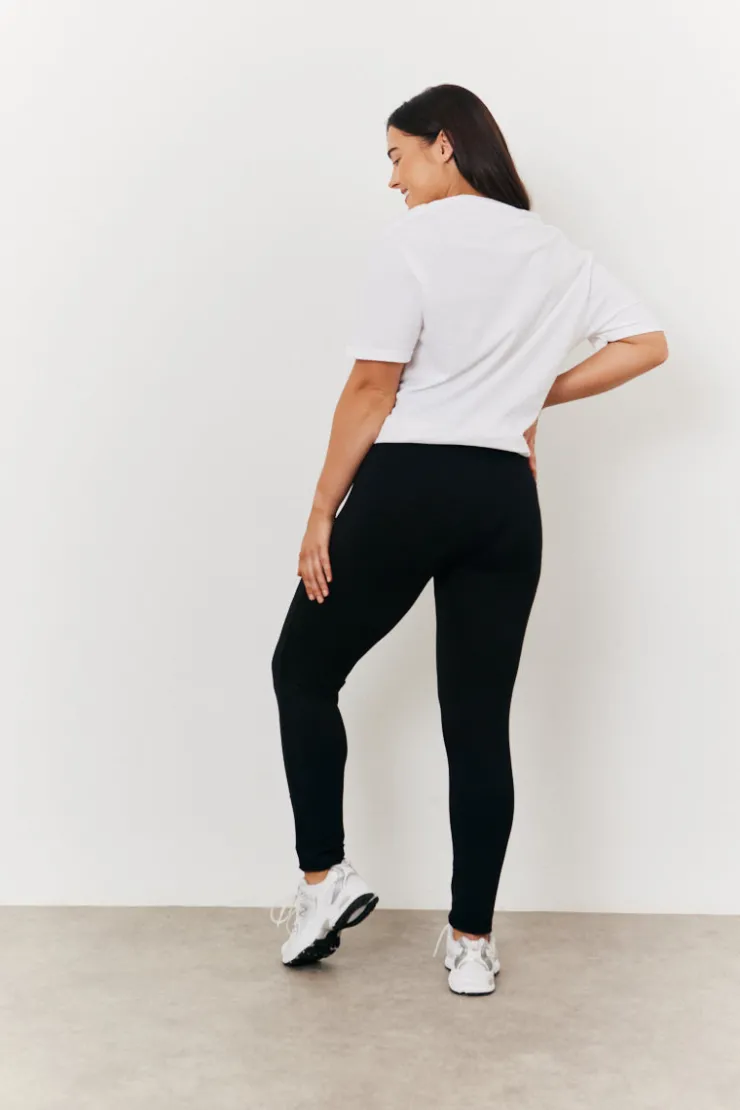 Discount In the Style Maternity Jersey Leggings Black