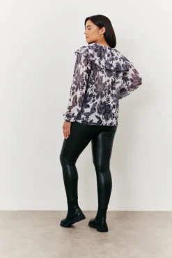 Discount In the Style Maternity Leather Look Legging Black