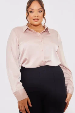 Sale In The Style Matte Satin Blouse