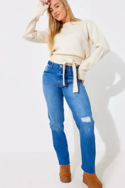 Best In The Style Mom Jeans Indigo