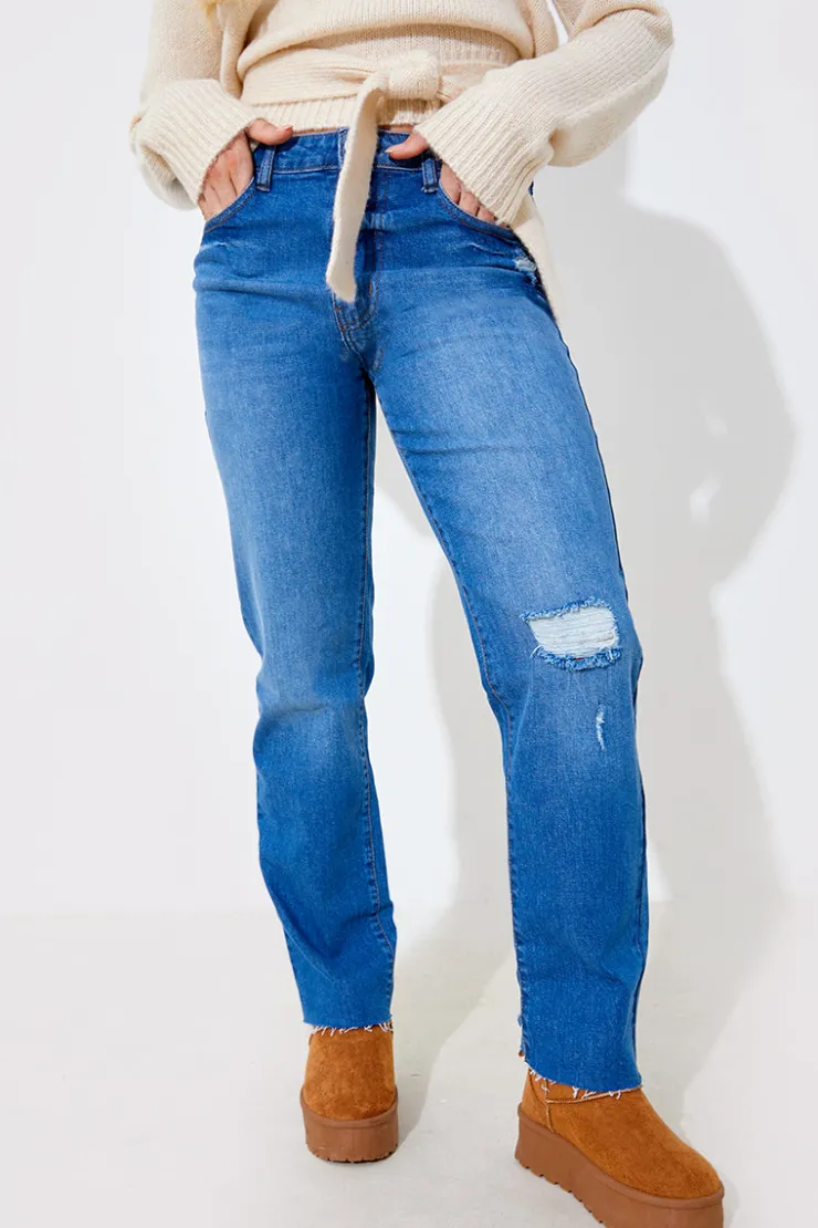 Best In The Style Mom Jeans Indigo
