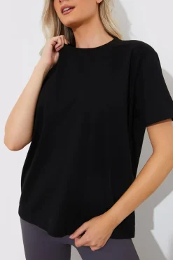 Clearance In The Style More Sustainable Cotton Crew Neck T-Shirt Black