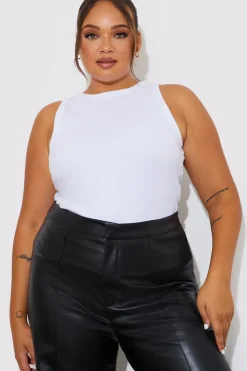 Best In The Style More Sustainable Ribbed Racer Vest