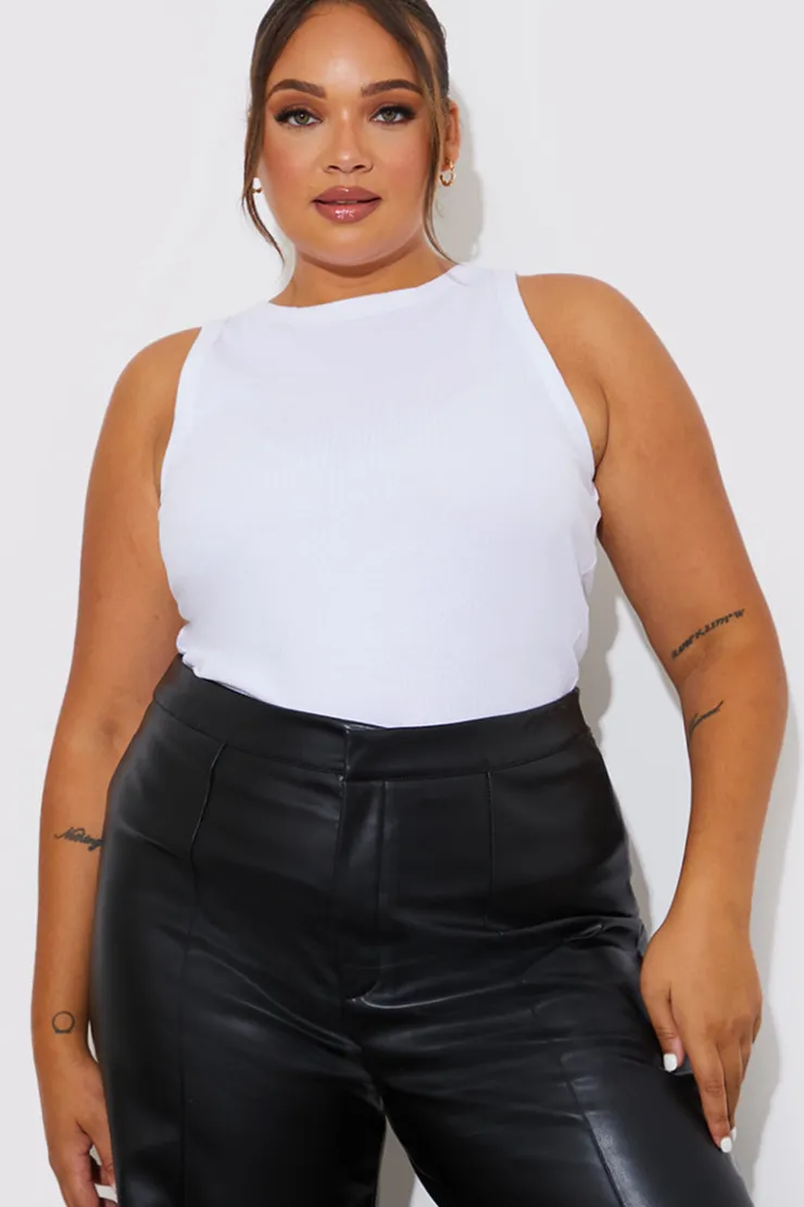 Best In The Style More Sustainable Ribbed Racer Vest
