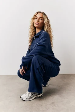 Sale Fits Graphic Straight Leg Co-Ord Jogger Navy