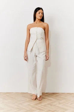 Discount In The Style Occasion Bustier Top Cream