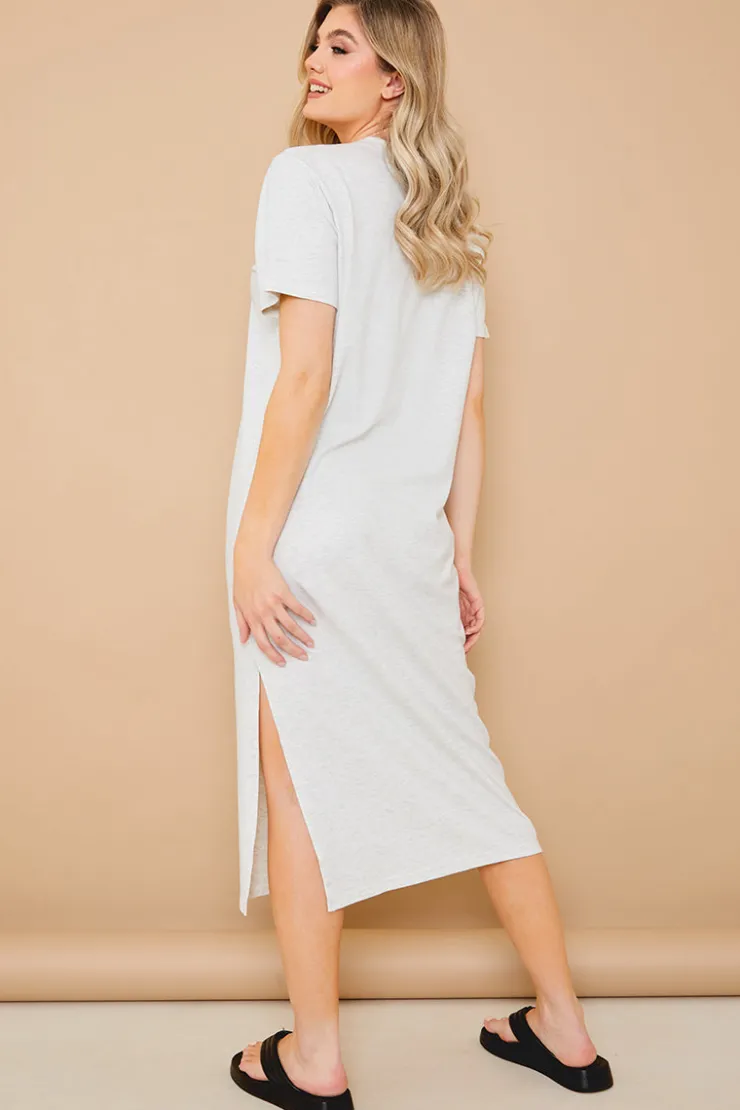 New In The Style Oversized Midaxi T-Shirt Dress
