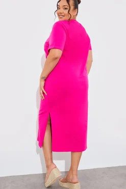 New In The Style Oversized Midaxi T-Shirt Dress