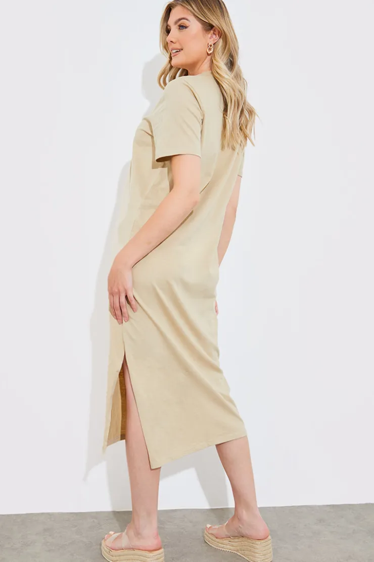 New In The Style Oversized Midaxi T-Shirt Dress
