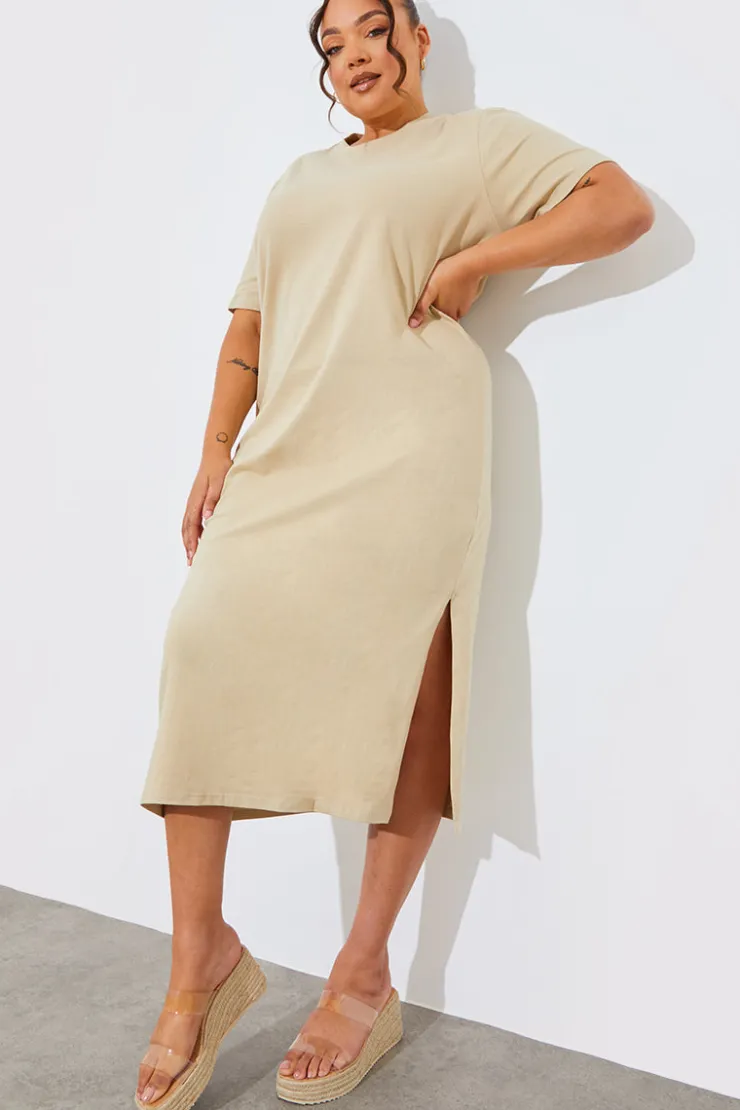 New In The Style Oversized Midaxi T-Shirt Dress