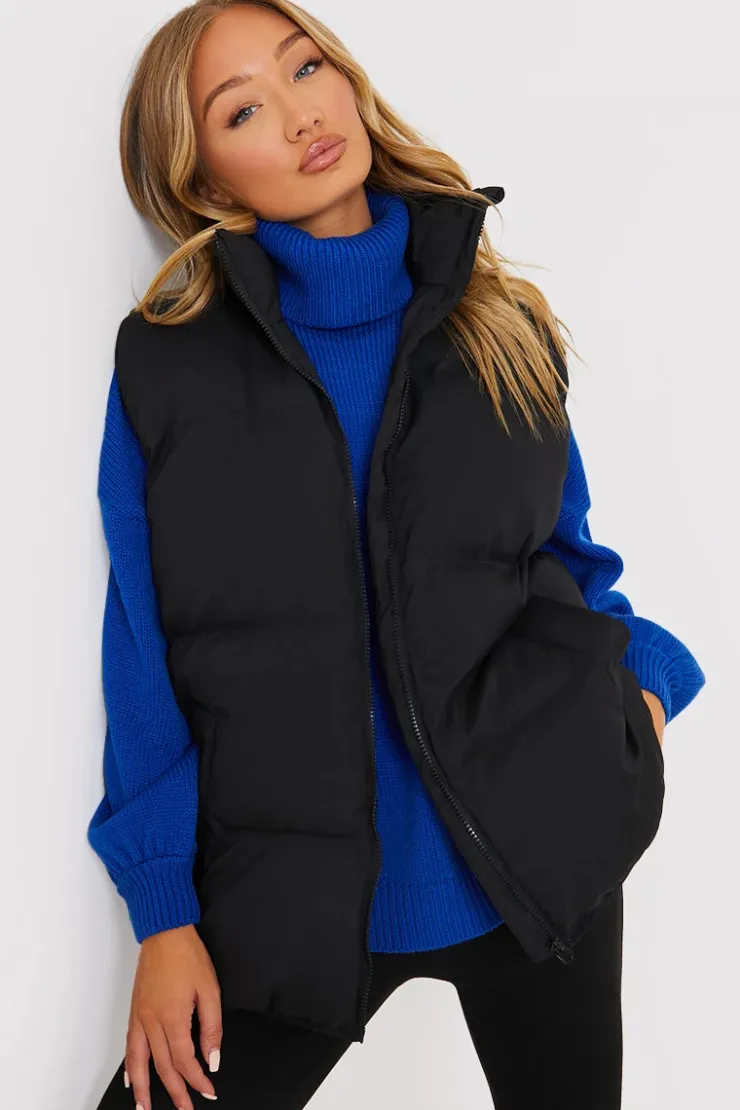Discount In the Style Oversized Puffer Gilet