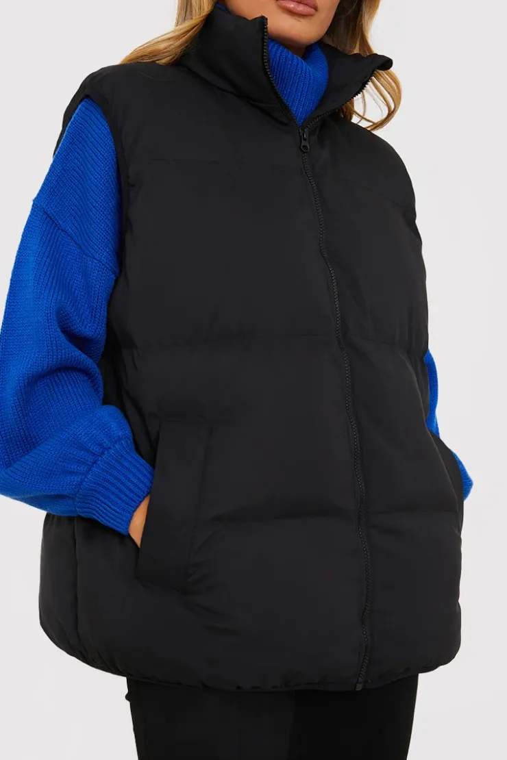 Discount In the Style Oversized Puffer Gilet