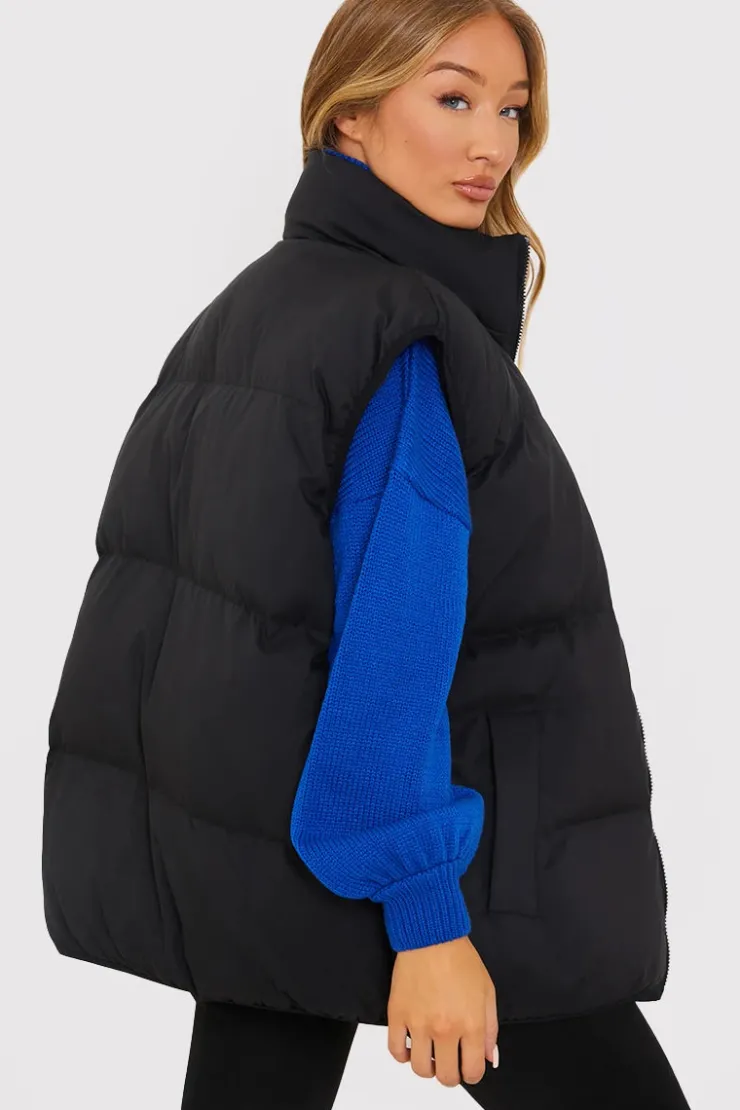 Discount In the Style Oversized Puffer Gilet