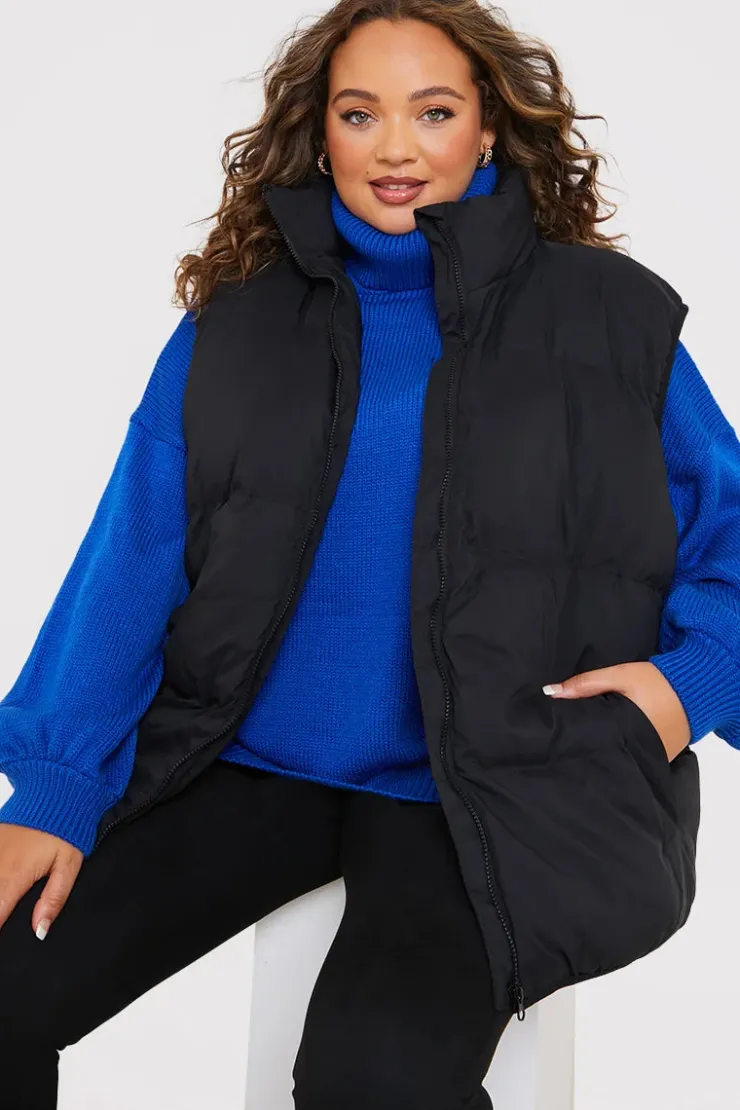 Discount In the Style Oversized Puffer Gilet