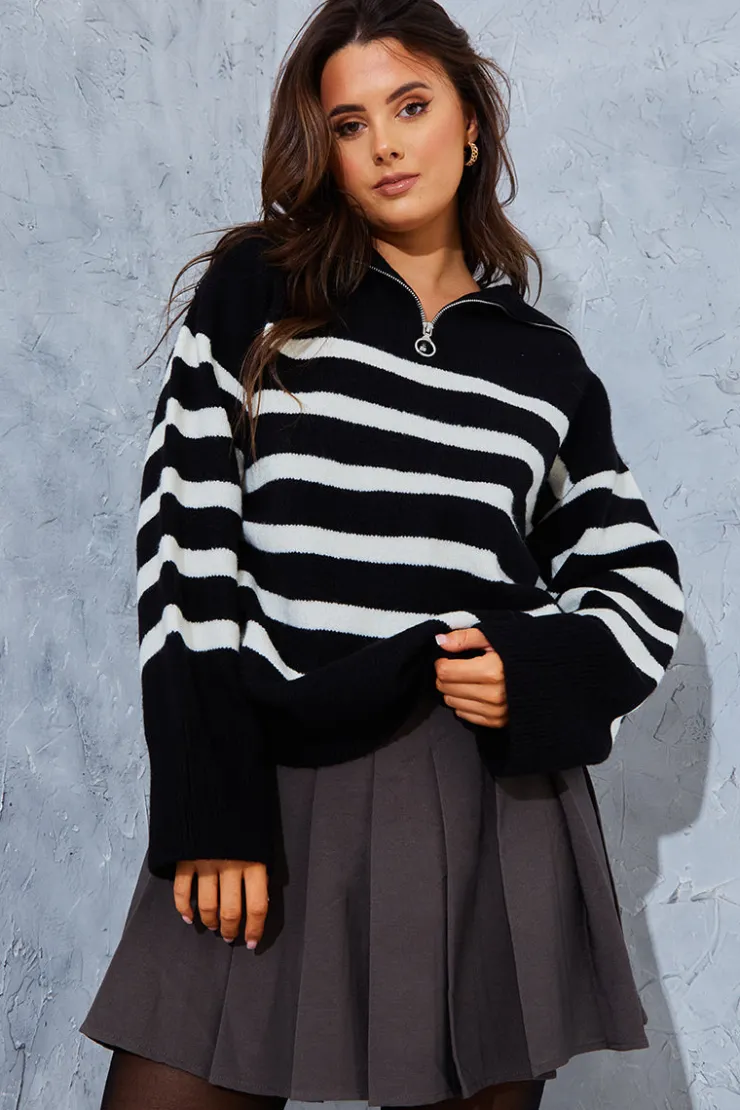 Discount In the Style Pleated Mini Skirt Grey