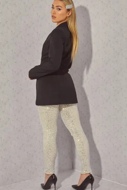 Hot In the Style Premium Sequin Leggings