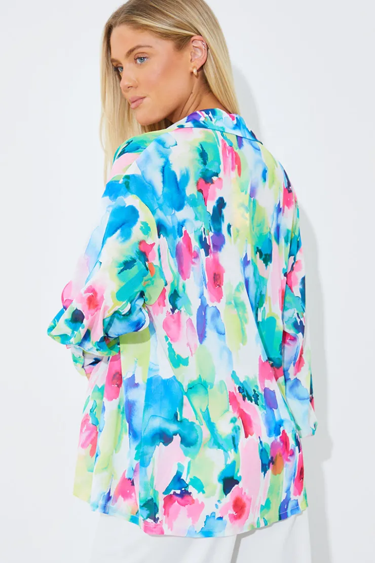 In the Style Printed Co-Ord Shirt Multi