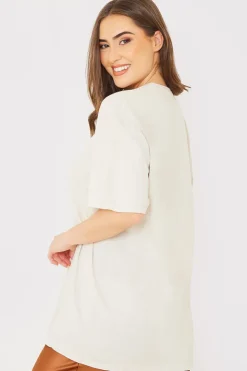 Hot In the Style Printed T-Shirt Stone