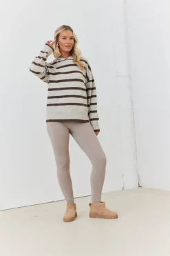 Clearance In the Style Recycled Legging Stone