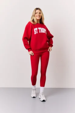 Outlet Fits High Waisted Sculpt and Control Leggings Red