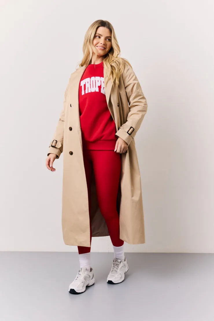 Outlet Fits High Waisted Sculpt and Control Leggings Red