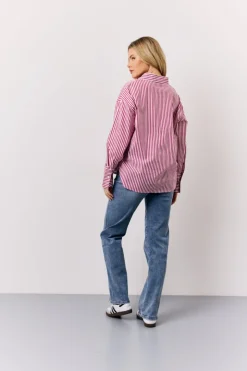 Best In The Style Stripe Shirt Red