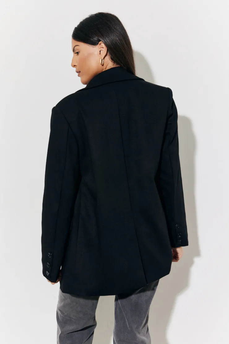 Online In The Style Relaxed Blazer Black