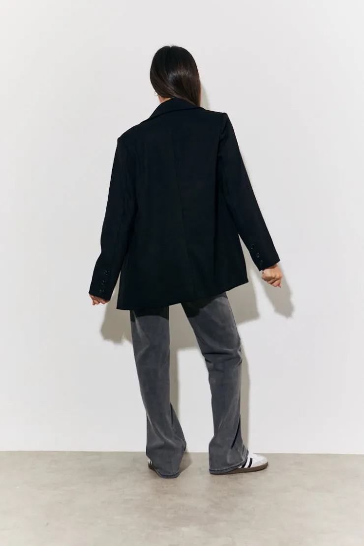 Online In The Style Relaxed Blazer Black