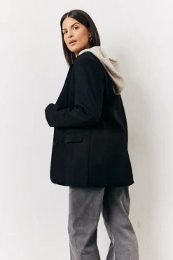 Hot In the Style Relaxed Blazer Black