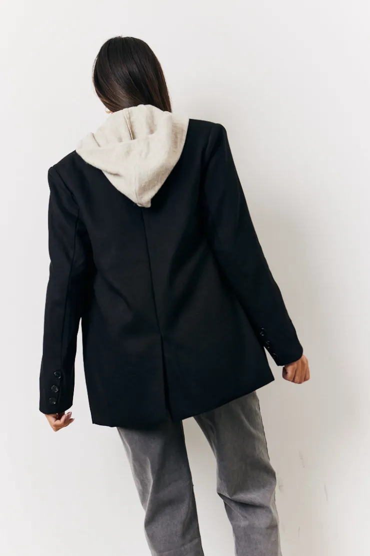 Hot In the Style Relaxed Blazer Black