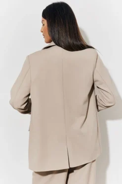Clearance In The Style Relaxed Tailored Blazer Taupe