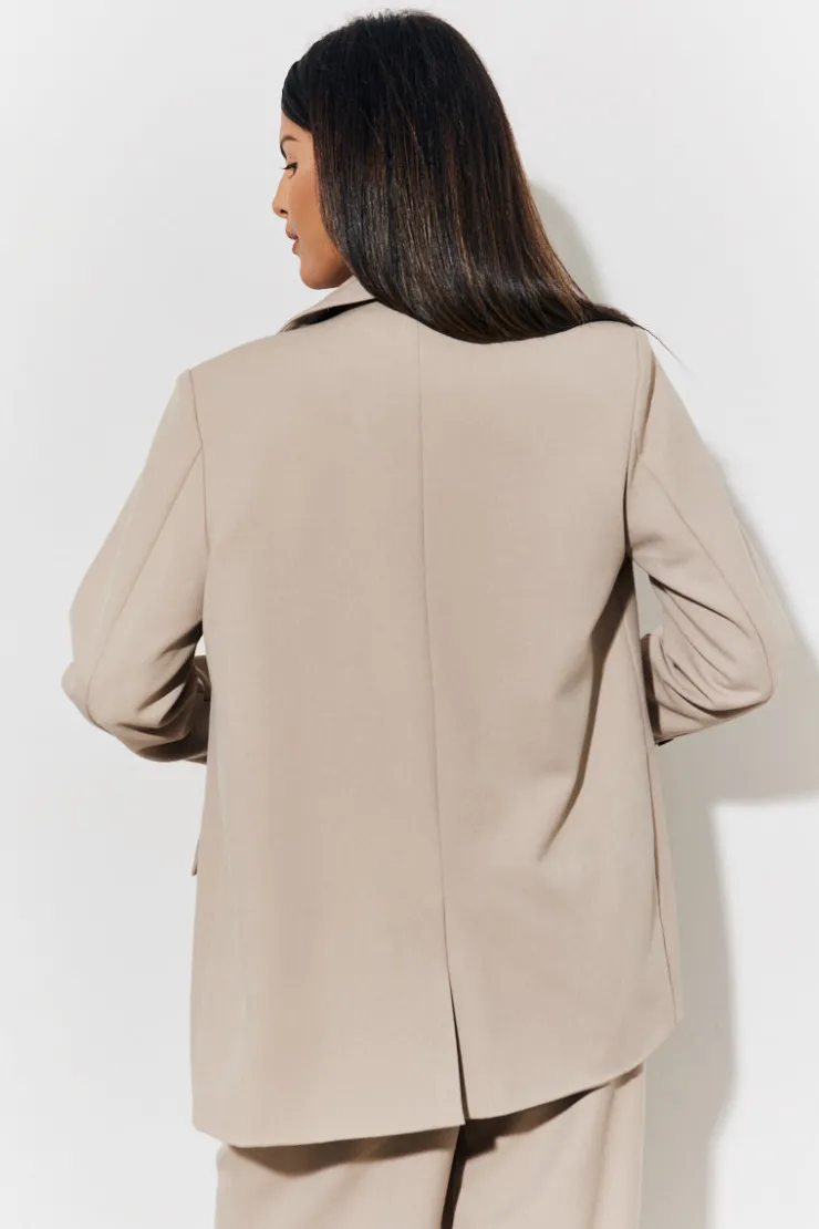 Clearance In The Style Relaxed Tailored Blazer Taupe