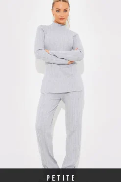 Discount In The Style Rib Knitted Co Ord Trouser