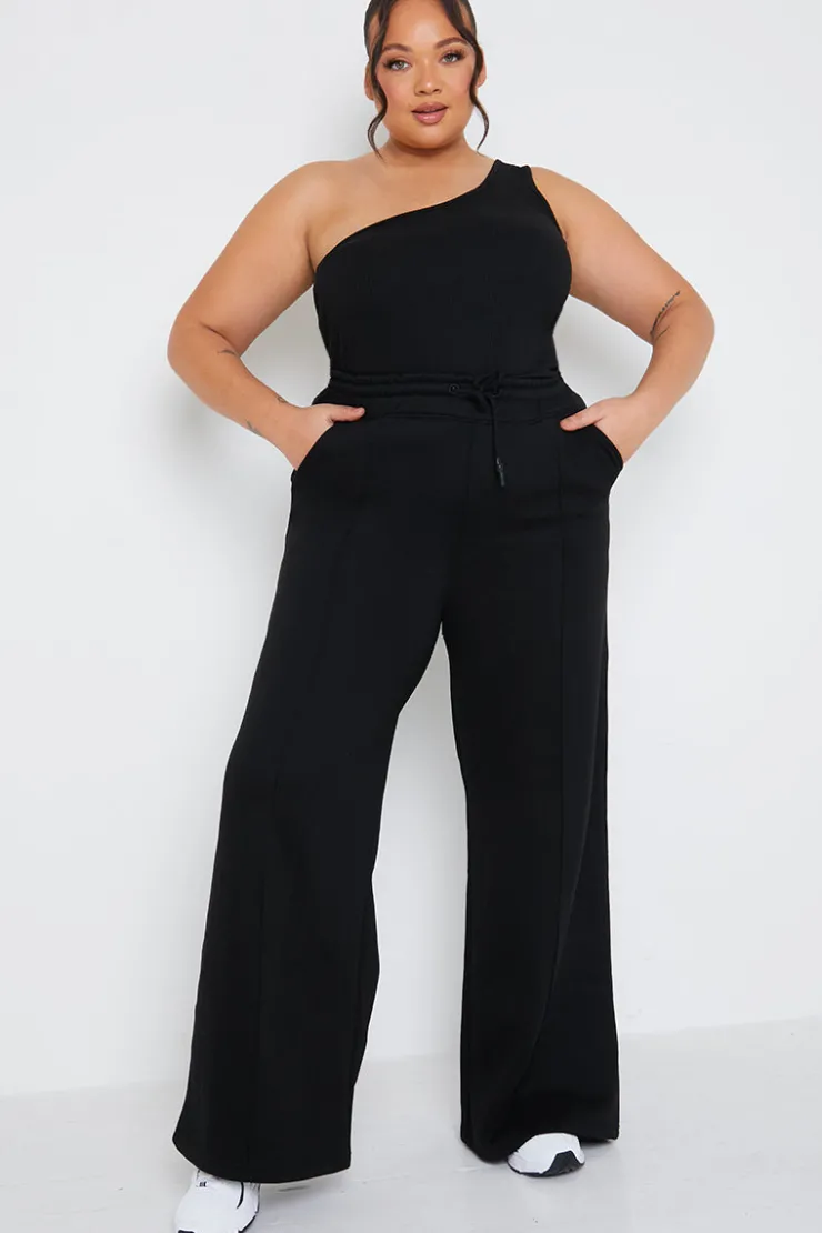 In The Style Ribbed One Shoulder Vest